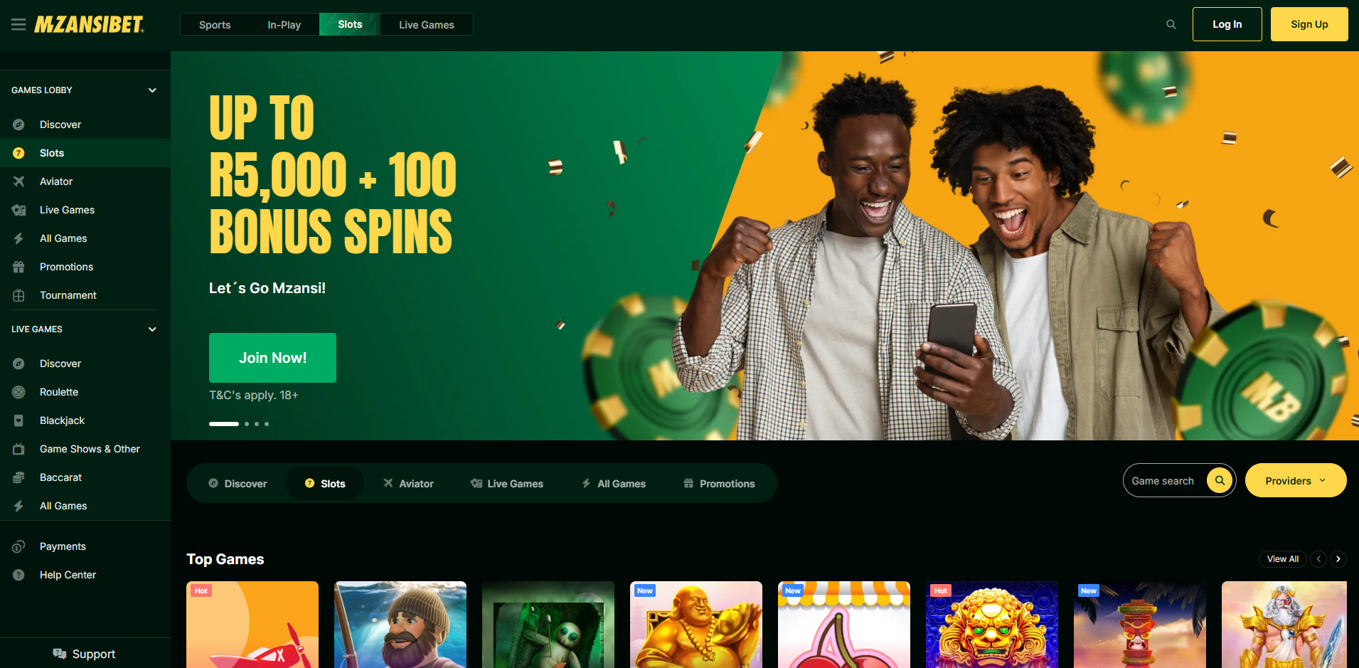 Mzansibet Screenshot